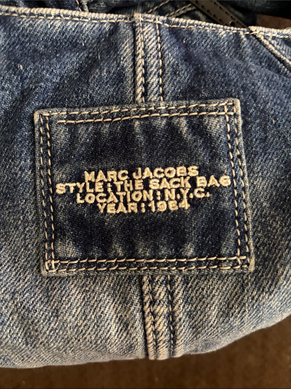Marc Jacobs Denim The Sack Bag - Blue - Picture 5 of 8